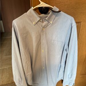 Merona Men's Large Sky Blue Casual Button-Down Shirt